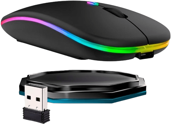 Mouse Sem Fio Bluetooth Recarregável Mouse Sem Fio com Bluetooth Recarregável SabinoVision 