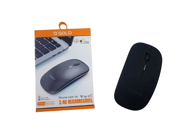 Mouse Sem Fio Bluetooth Recarregável Mouse Sem Fio com Bluetooth Recarregável SabinoVision 