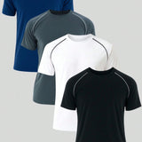 Camiseta Dry Fit Kit 4 Academia Treino Corrida